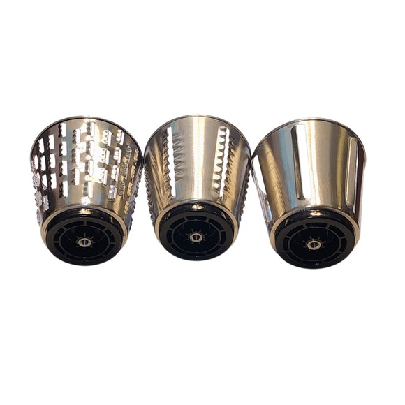 🔥Pampered Chef (3) Rotary Food Processor Shredder Slicer Grater Cones 🔥 - Picture 3 of 7